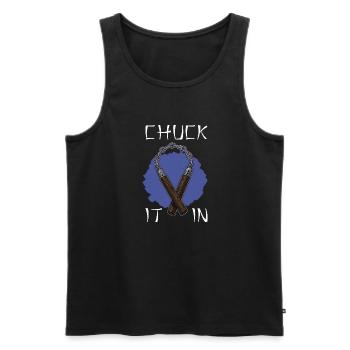 Ninja Waffen Ninjutsu Japan Kampfsport Karate - Männer Premium Bio Tank Top - Schwarz - Vorne - AI Model Male 178 light (178cm)