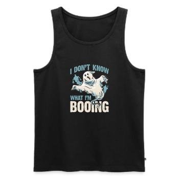 I don't know what I'm BOOING - Männer Premium Bio Tank Top - Schwarz - Vorne - Michal (187cm)