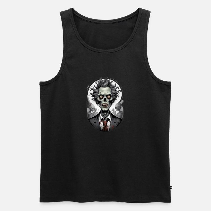 ZOMBIE im Kostüm 3 - Männer Premium Bio Tank Top - Schwarz