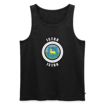 Istrien Mirma Pazin Slowenien Balkan Reise Urlaub - Männer Premium Bio Tank Top - Schwarz - Vorne - Michal (187cm)