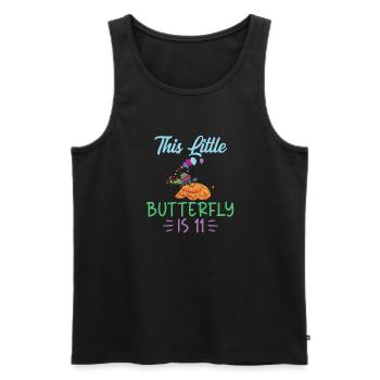 Butterfly Lover Gifts - Men's Premium Organic Tank Top - black - Front - AI Model Male 178 light (178cm)