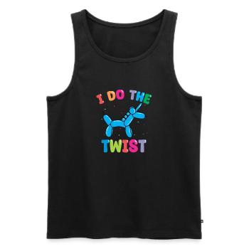 Balloon Animal Party Balloon Artist - Men's Premium Organic Tank Top - black - Front - Michal (187cm)