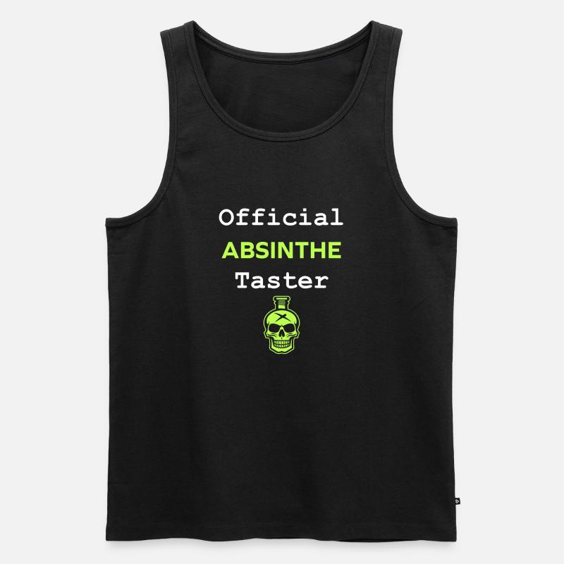Official taster absinthe - Débardeur bio Premium Homme - noir