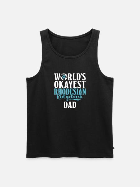 Rhodesian Ridgeback Gifts - Men's Premium Organic Tank Top - black