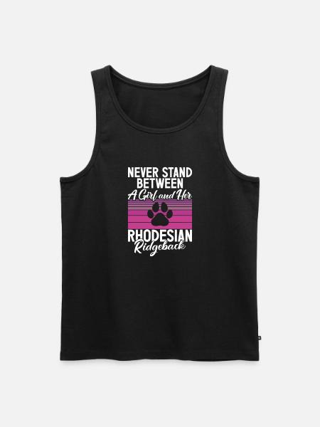 Rhodesian Ridgeback Gifts - Men's Premium Organic Tank Top - black