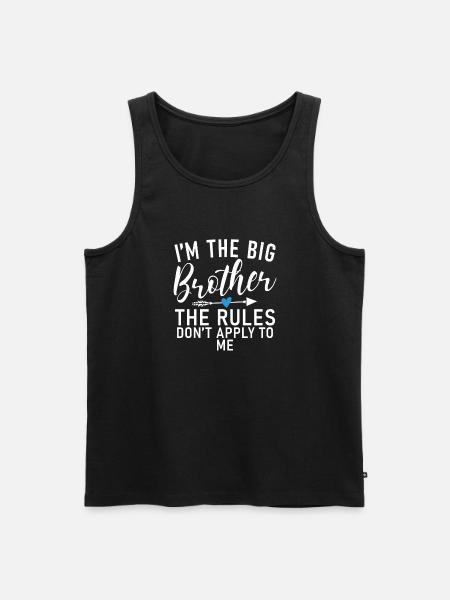 Big Brother Gift - Men's Premium Organic Tank Top - black