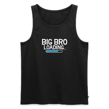 Brother Gifts - Männer Premium Bio Tank Top - Schwarz - Vorne - Michal (187cm)