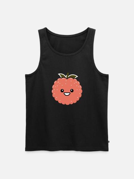 Fruit Humour little lychee - Men's Premium Organic Tank Top - black
