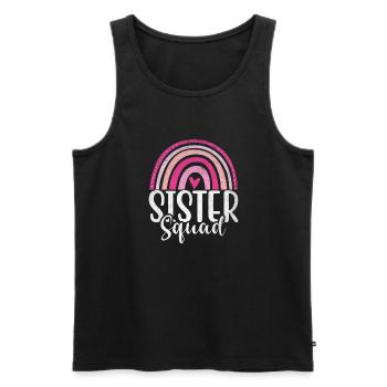 Sister Gifts - Men's Premium Organic Tank Top - black - Front - Michal (187cm)