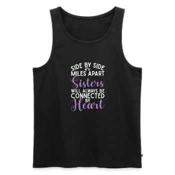 Sister Gifts - Men's Premium Organic Tank Top - black - Front - Michal (187cm)