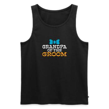 Grandpa Gifts - Männer Premium Bio Tank Top - Schwarz - Vorne - Michal (187cm)