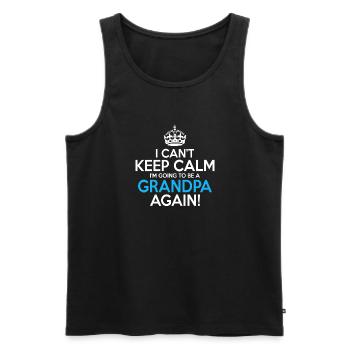 Grandpa Gifts - Männer Premium Bio Tank Top - Schwarz - Vorne - Michal (187cm)