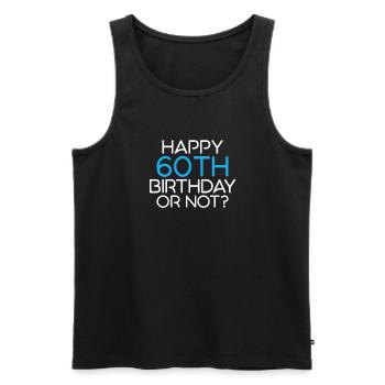 Grandpa Gifts - Männer Premium Bio Tank Top - Schwarz - Vorne - Michal (187cm)