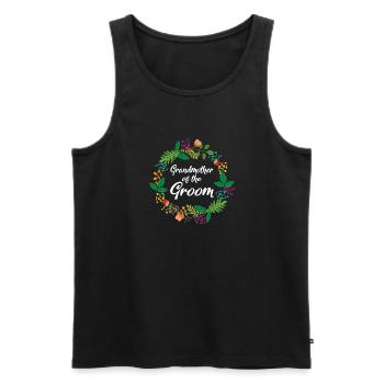 Grandma Gifts - Männer Premium Bio Tank Top - Schwarz - Vorne - AI Model Male 178 light (178cm)
