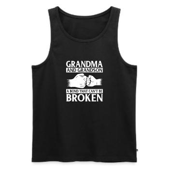 Grandma Gifts - Männer Premium Bio Tank Top - Schwarz - Vorne - AI Model Male 178 light (178cm)