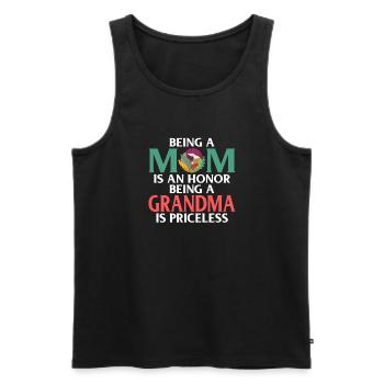 Grandma Gifts - Männer Premium Bio Tank Top - Schwarz - Vorne - AI Model Male 178 light (178cm)