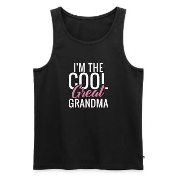 Great Grandma Gifts - Men's Premium Organic Tank Top - black - Front - Michal (187cm)