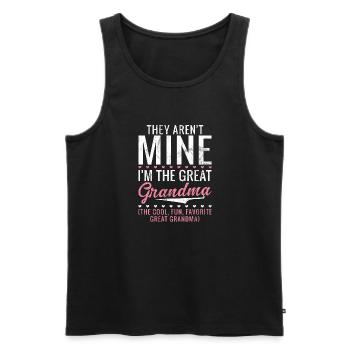 Great Grandma Gifts - Men's Premium Organic Tank Top - black - Front - Michal (187cm)
