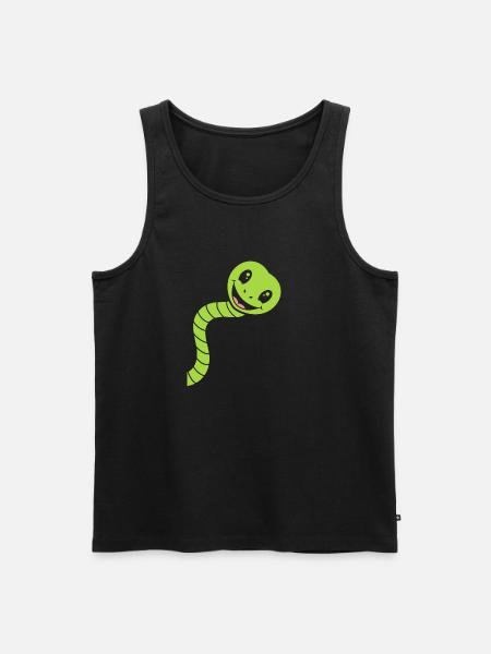 Little Snake Humor - Men's Premium Organic Tank Top - black
