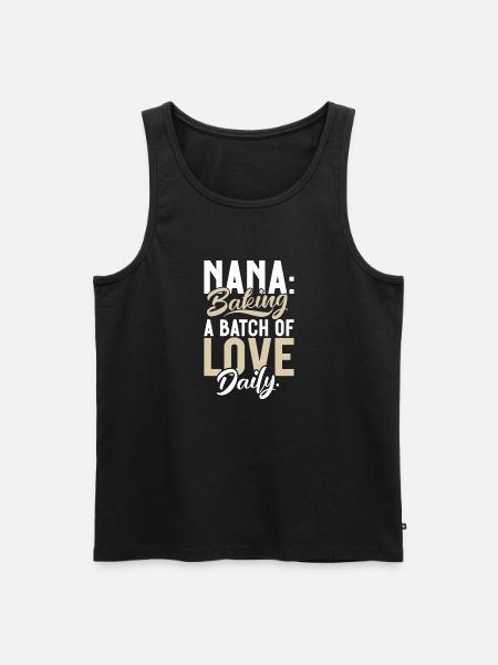 Cadeaux Nana - Débardeur bio Premium Homme - noir