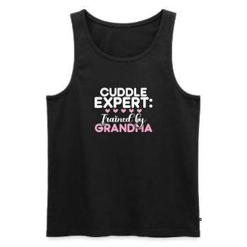 Granddaughter Gifts - Men's Premium Organic Tank Top - black - Front - Michal (187cm)