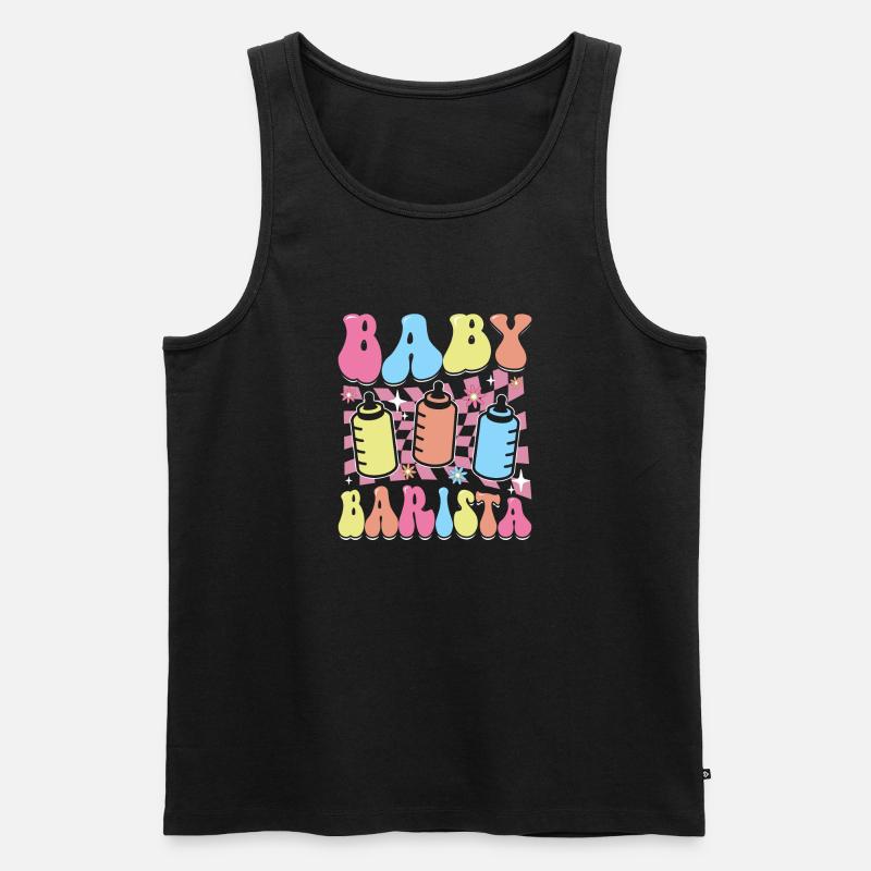 Krankenschwester Baby Entbindungsschwester - Männer Premium Bio Tank Top - Schwarz