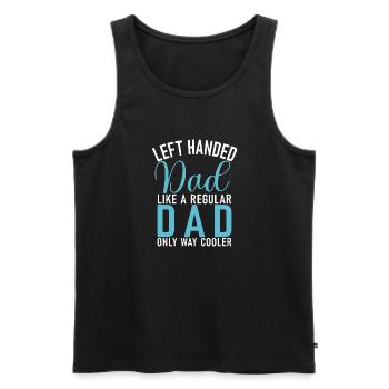 Left Handers Gifts - Männer Premium Bio Tank Top - Schwarz - Vorne - AI Model Male 178 light (178cm)