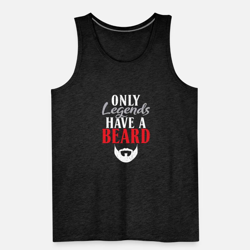 Giftidea Beard Men Männer Premium Bio Tank Top