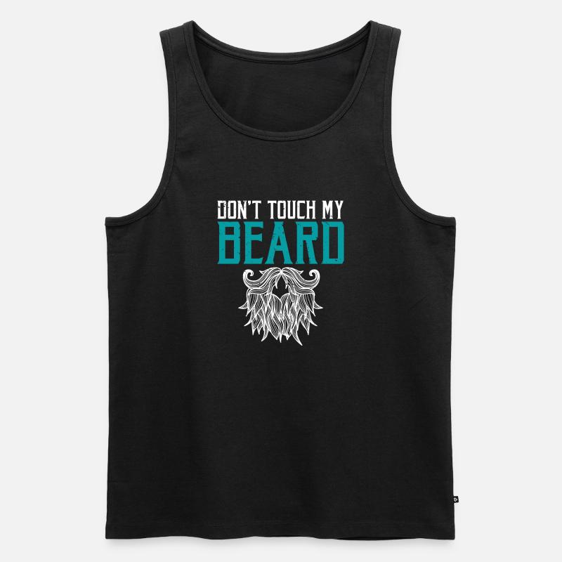 Giftidea Beard Men - Männer Premium Bio Tank Top - Schwarz