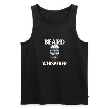 Giftidea Beard Men - Männer Premium Bio Tank Top - Schwarz - Vorne - Michal (187cm)