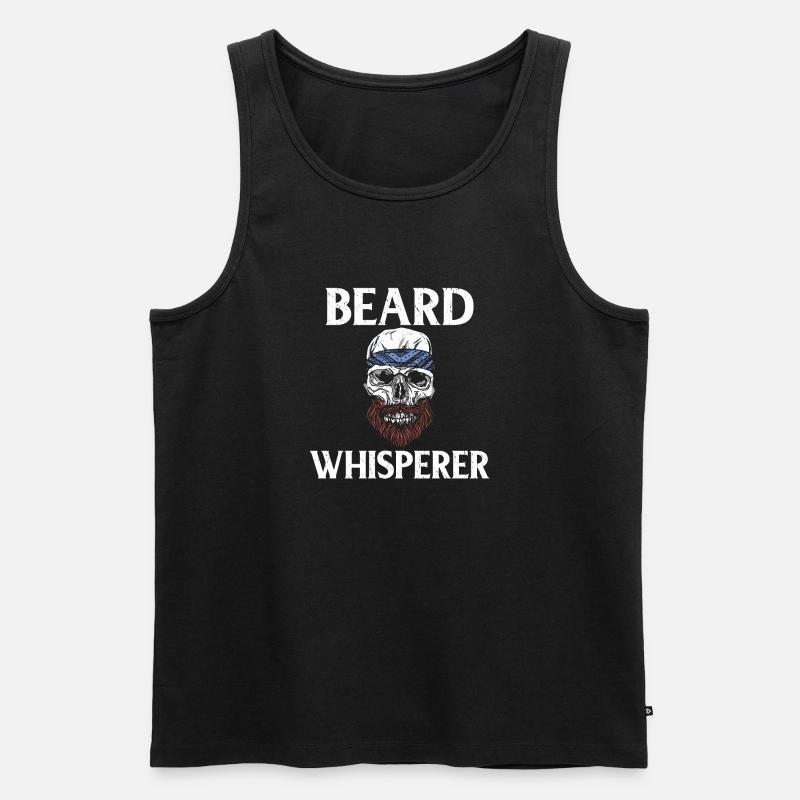 Giftidea Beard Men - Männer Premium Bio Tank Top - Schwarz