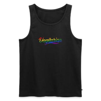 Lesbian Gifts - Männer Premium Bio Tank Top - Schwarz - Vorne - Michal (187cm)