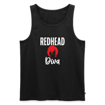 Redhead Gifts - Männer Premium Bio Tank Top - Schwarz - Vorne - Michal (187cm)