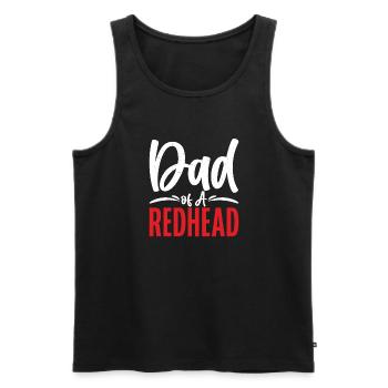Redhead Gifts - Männer Premium Bio Tank Top - Schwarz - Vorne - Michal (187cm)