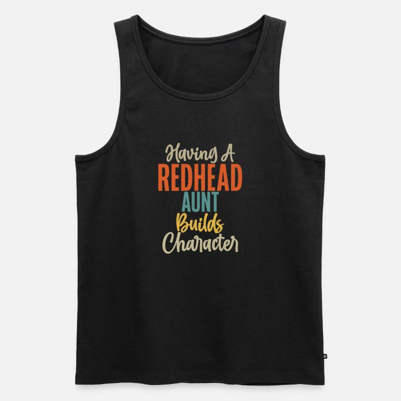 Redhead Gifts - Männer Premium Bio Tank Top - Schwarz