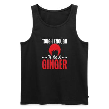 Redhead Gifts - Männer Premium Bio Tank Top - Schwarz - Vorne - Michal (187cm)