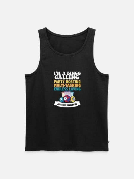 Proud Activity Assistant Appreciation - Men's Premium Organic Tank Top - black