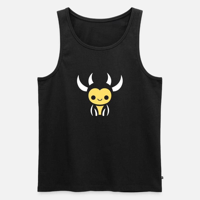 Dahu - Männer Premium Bio Tank Top - Schwarz