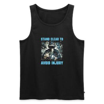 Vr-gamer Vr-gaming-videospiel-spieler nerd - Männer Premium Bio Tank Top - Schwarz - Vorne - AI Model Male 178 light (178cm)
