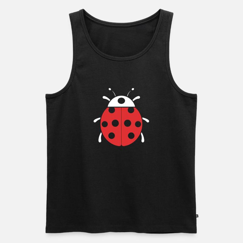 Kleiner Marienkäfer - Männer Premium Bio Tank Top - Schwarz