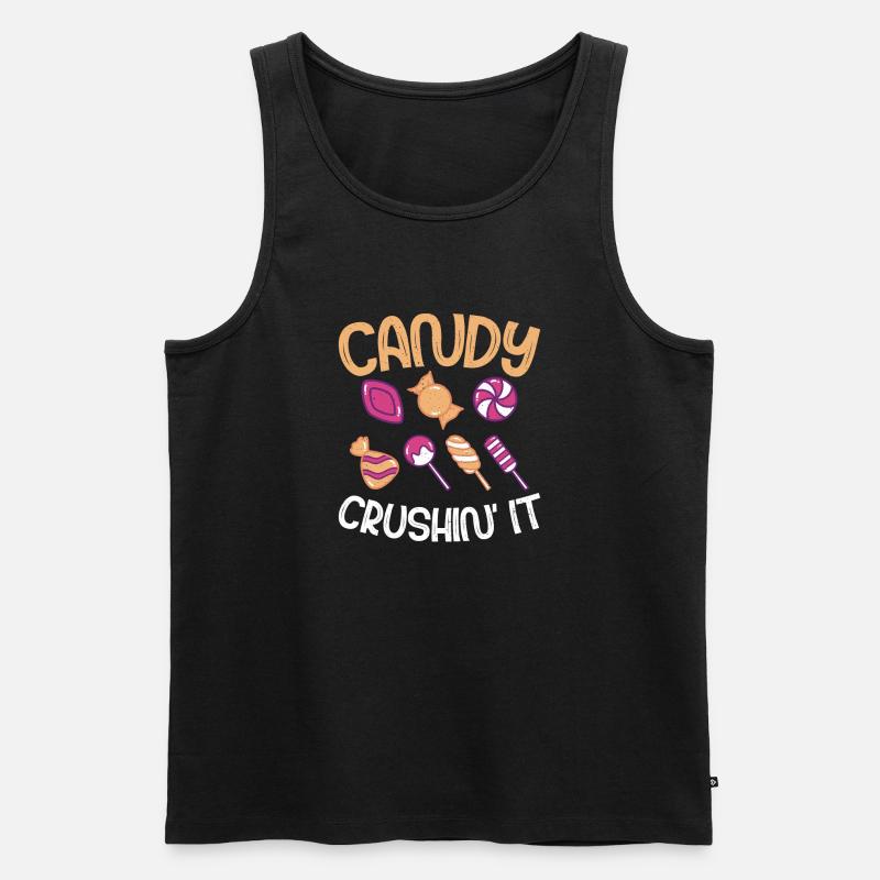 Candy Gift - Männer Premium Bio Tank Top - Schwarz