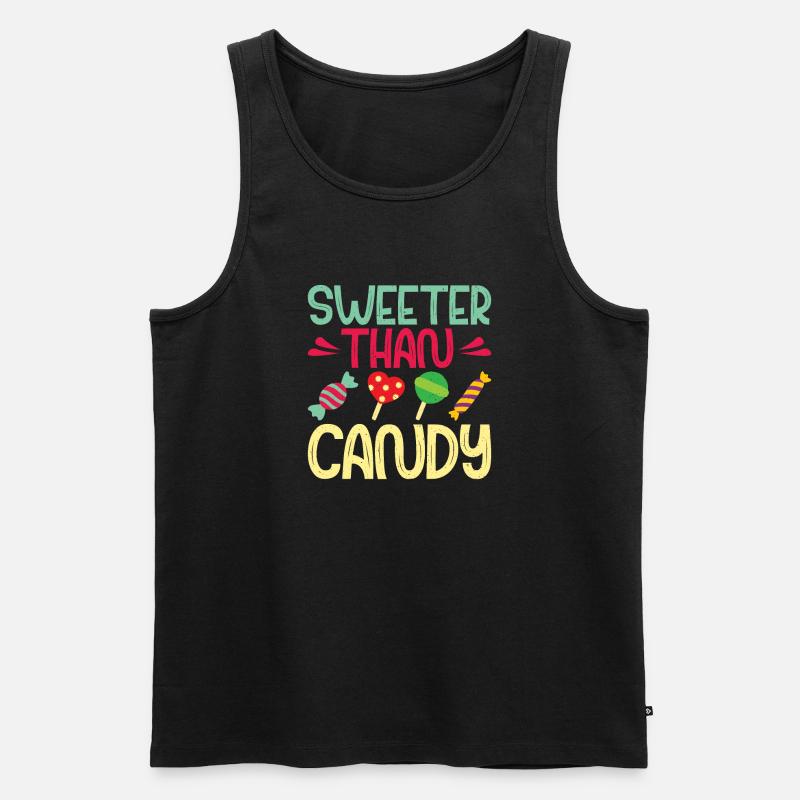 Candy Gift - Männer Premium Bio Tank Top - Schwarz