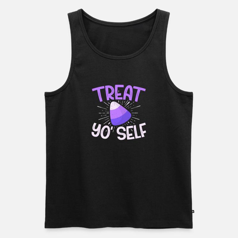 Candy Gift - Männer Premium Bio Tank Top - Schwarz