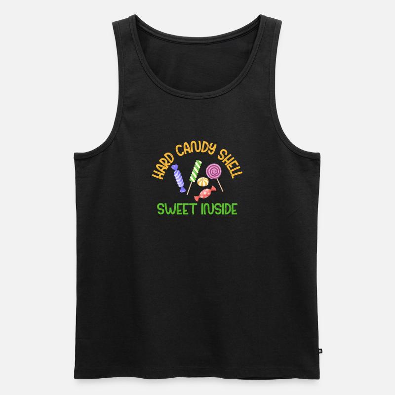 Candy Gift - Männer Premium Bio Tank Top - Schwarz