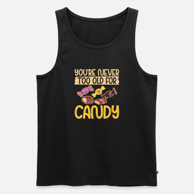 Candy Gift - Männer Premium Bio Tank Top - Schwarz