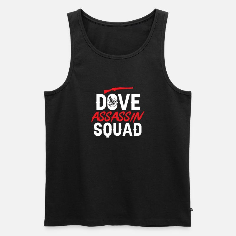 Taubenjäger Taubenjagd Tauben - Männer Premium Bio Tank Top - Schwarz