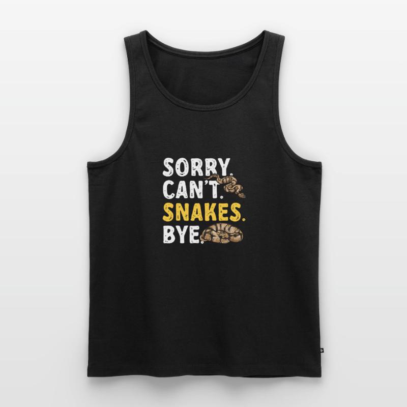 Ball Python Schlange Königspython Männer Premium Bio Tank Top