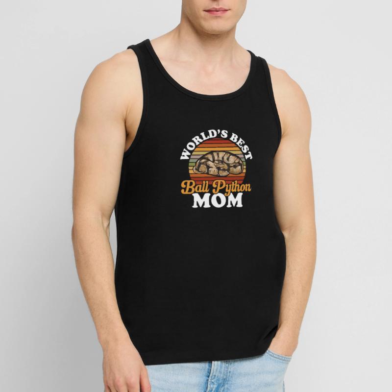 Ball Python Snake King Python Débardeur bio Premium Homme