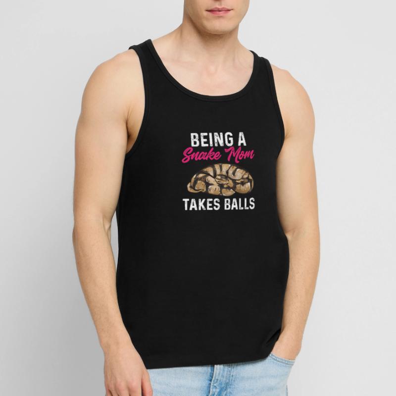 Ball Python Schlange Königspython Männer Premium Bio Tank Top
