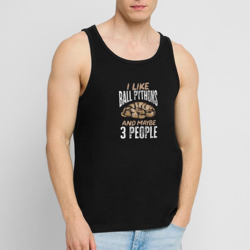 Ball Python Schlange Königspython Männer Premium Bio Tank Top